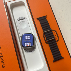 애플워치10에르메스 46mm 실버 SS급 이미지