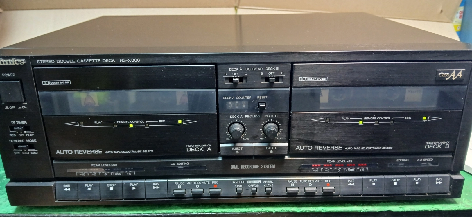 technics deck rs-x860 이미지