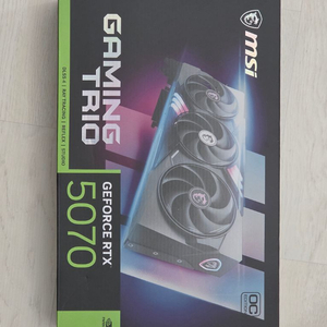 msi RTX 5070 그래픽카드 이미지