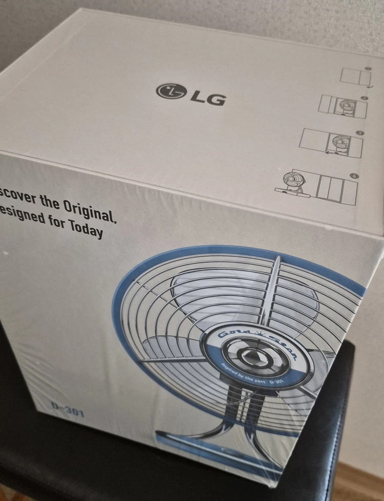LG 금성 레트로 선풍기 한정판(FS676HBAA) 미사용 새상품 팝니다 이미지