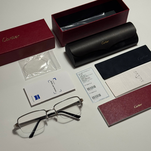 까르띠에 산토스 반무테 안경 CT0041O-004 이미지