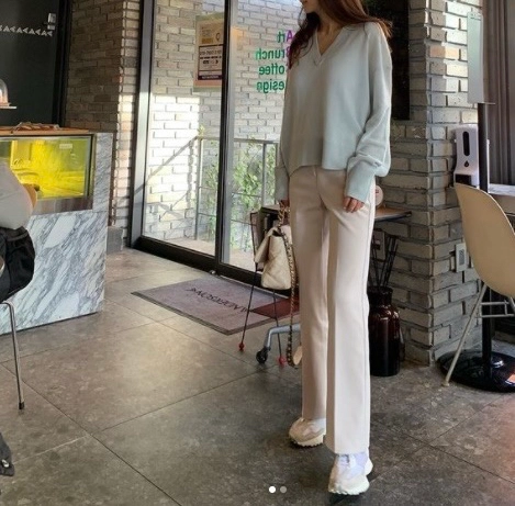 더이루다 슬림 슬랙스 (S) 이미지