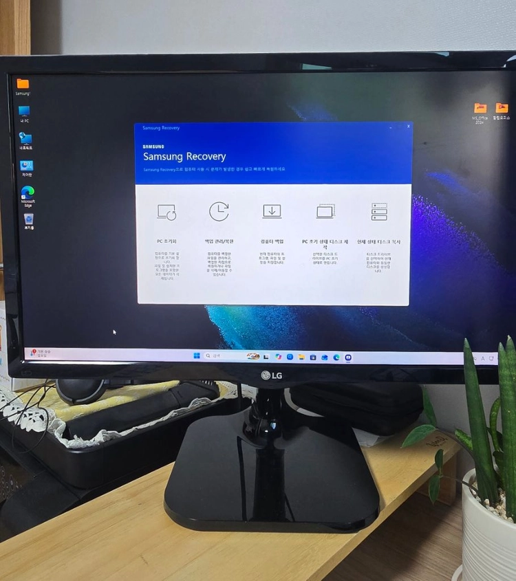 삼성 데스크탑i5 10500 컴퓨터-Win 11 Home 이미지
