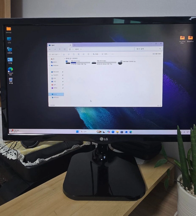 삼성 데스크탑i5 10500 컴퓨터-Win 11 Home 이미지