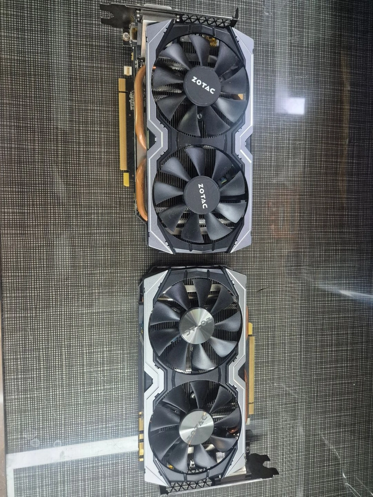 조탁 그래픽카드 1070 2장 팝니다. 이미지
