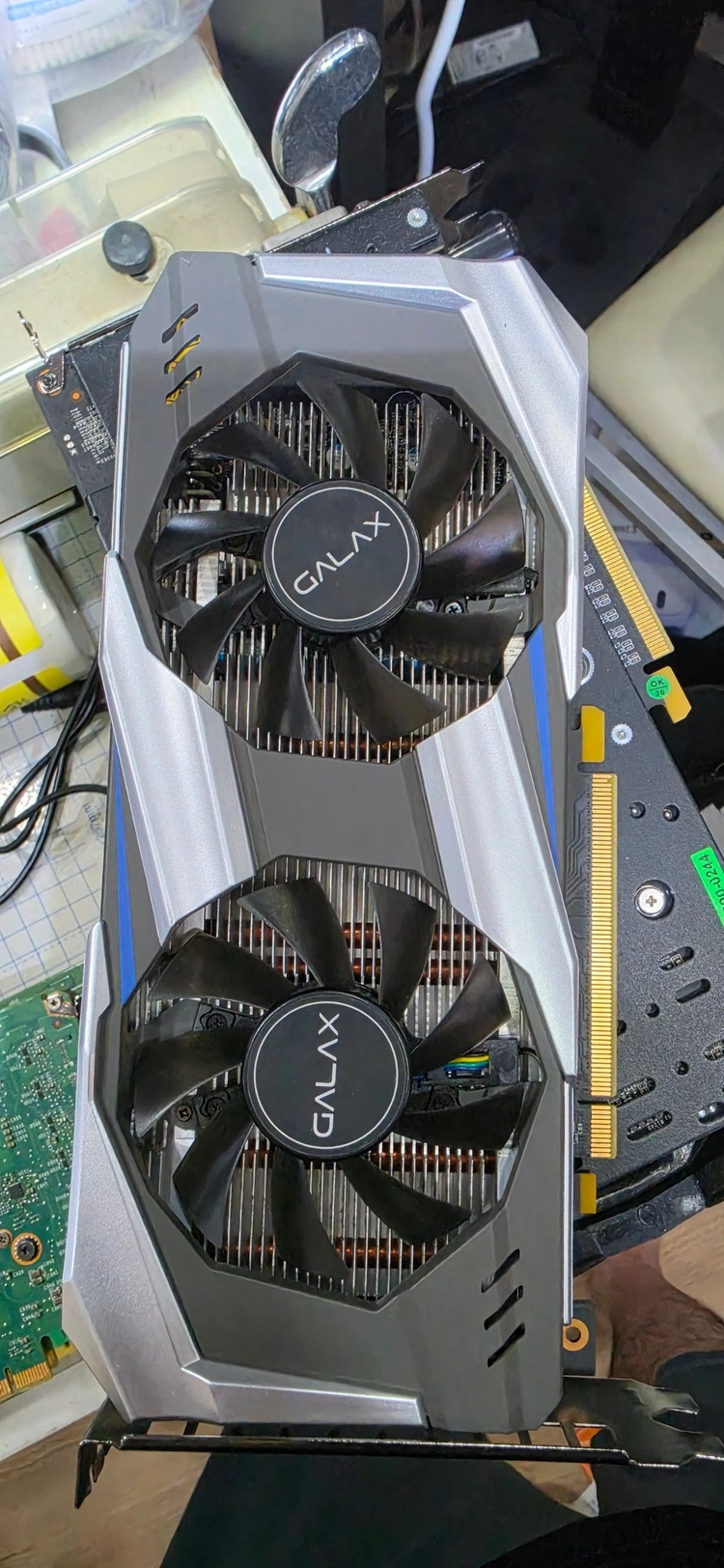 GALAX GTX1060 OC 3GB 은색 듀얼팬 그래픽카드 #5549 이미지