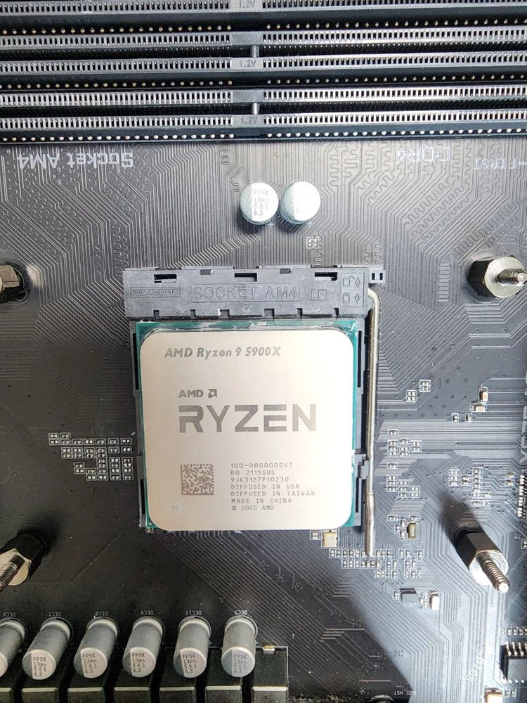 5900x x570 aorus 3열 수랭쿨러 일괄 이미지
