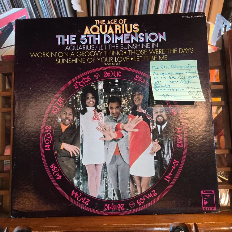 5th Dimension.the age of Aquarius.69.US.초반.EX+/NM+.LP 이미지