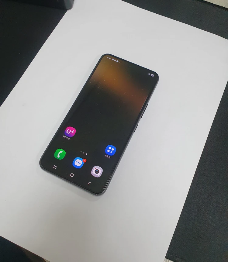 갤럭시S22 256GB 블랙 U+ 무잔상 기능정상 중고폰 217379 이미지