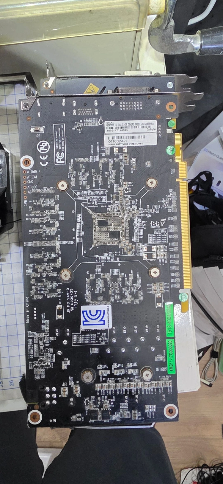 GALAX GTX1060 OC 3GB 은색 듀얼팬 그래픽카드 #5491 이미지
