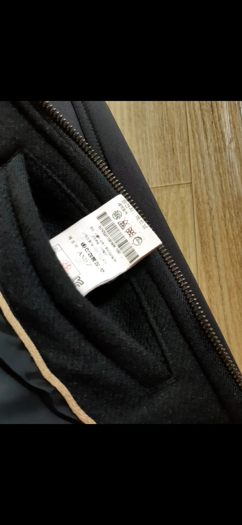 앤드지 블루종 모혼방 자켓 점퍼 매장정품 이미지