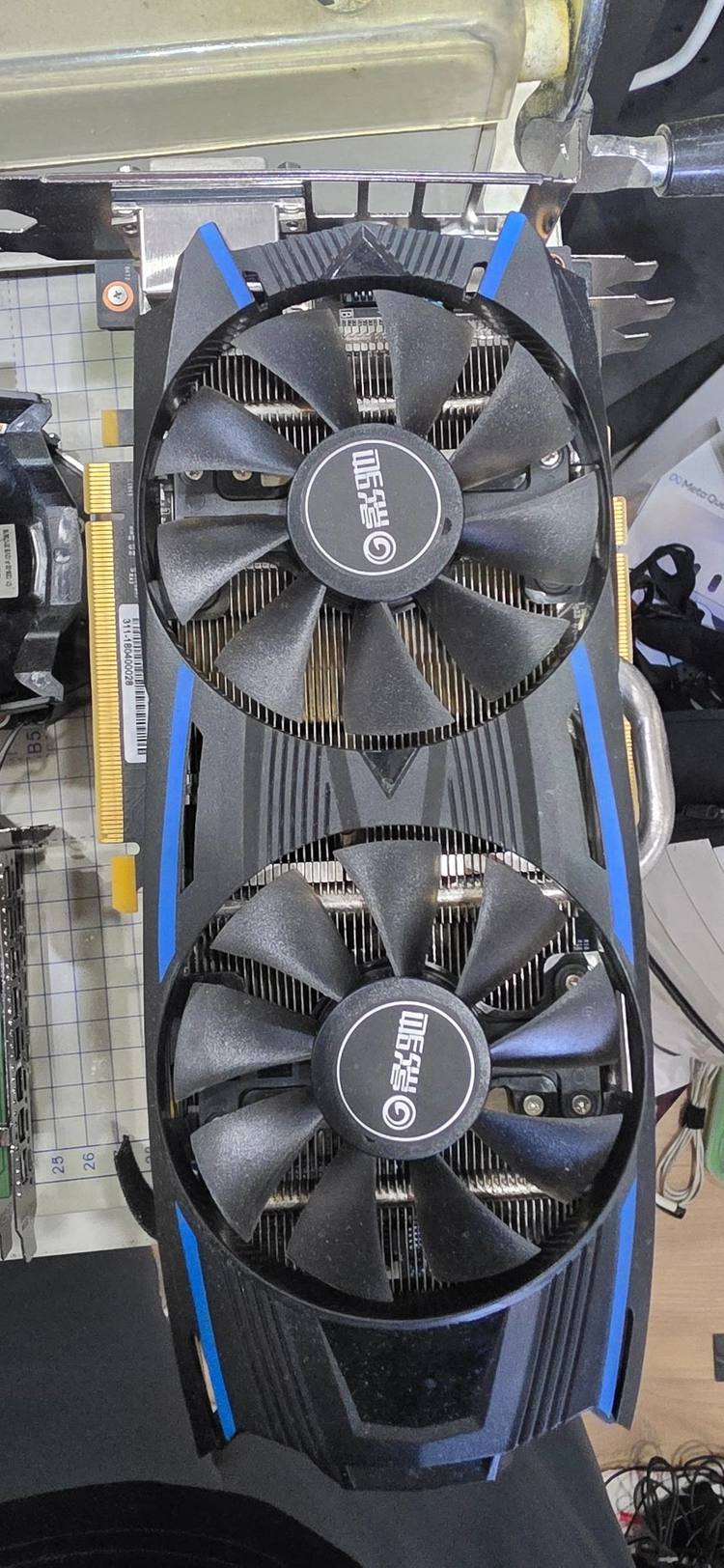 갤럭시 중국내수 GTX1060 3GB 검정 듀얼팬 그래픽카드 #GDPB 이미지
