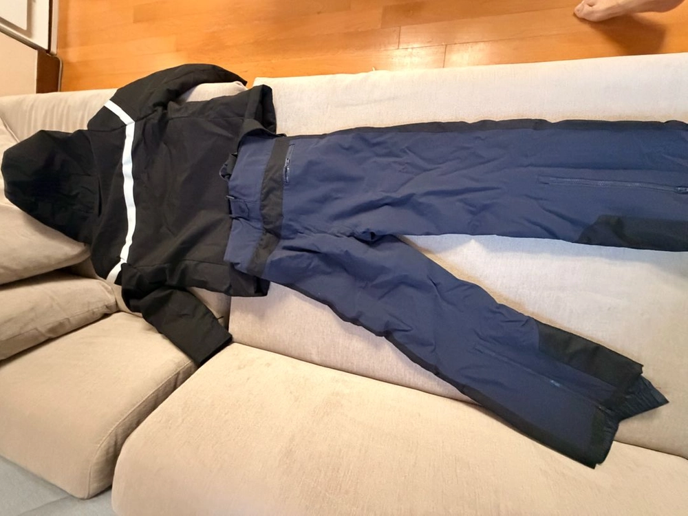 퓨잡 아동 스키복 점퍼 바지세트 이미지
