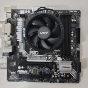 4350g CPU + AB350M Pro4 메인보드 이미지