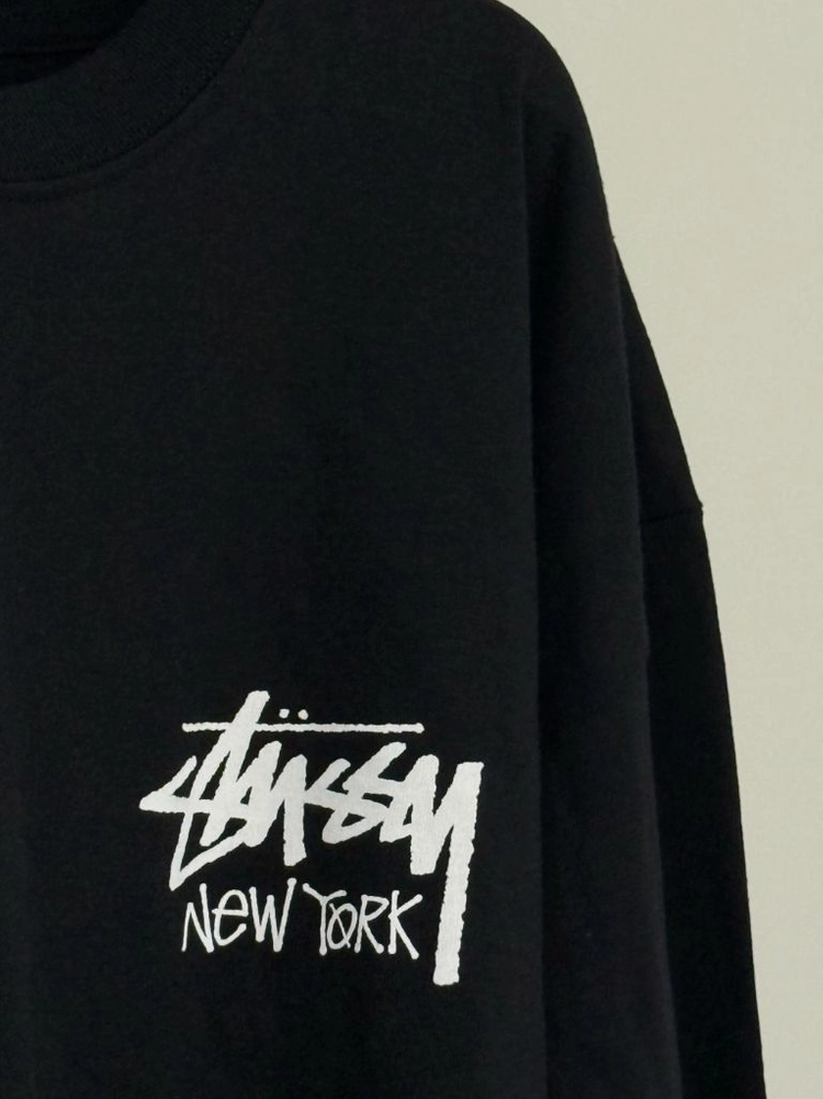 새제품 XL / 뉴욕매장판 Stussy 스투시 뉴욕 롱슬리브 티셔츠 이미지