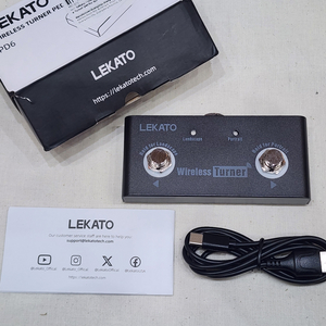 LEKATO 블루투스 페이지 터너 악보 넘기기 페달 이미지