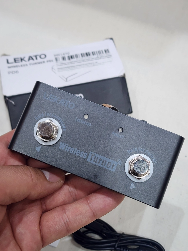 LEKATO 블루투스 페이지 터너 악보 넘기기 페달 이미지