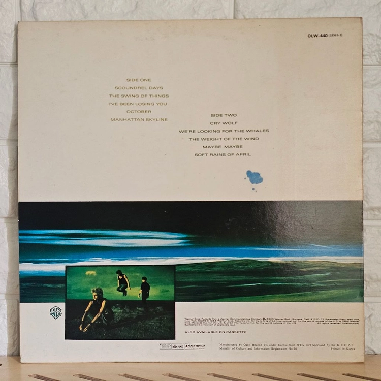아하 ( A-HA) - Scoundrel Days LP 이미지