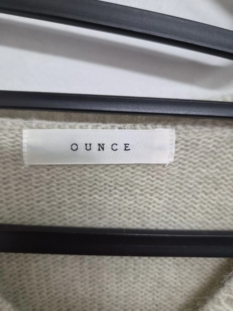 온스(OUNCE) 래글런 브이넥 울 니트 (오트밀베이지) 이미지
