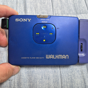 SONY WM-EX777 BLUE색상 정상작동품 판매합니다. 이미지