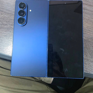 갤럭시 Z 폴드7 256GB 자급제 블루｜화면·터치 정상 이미지