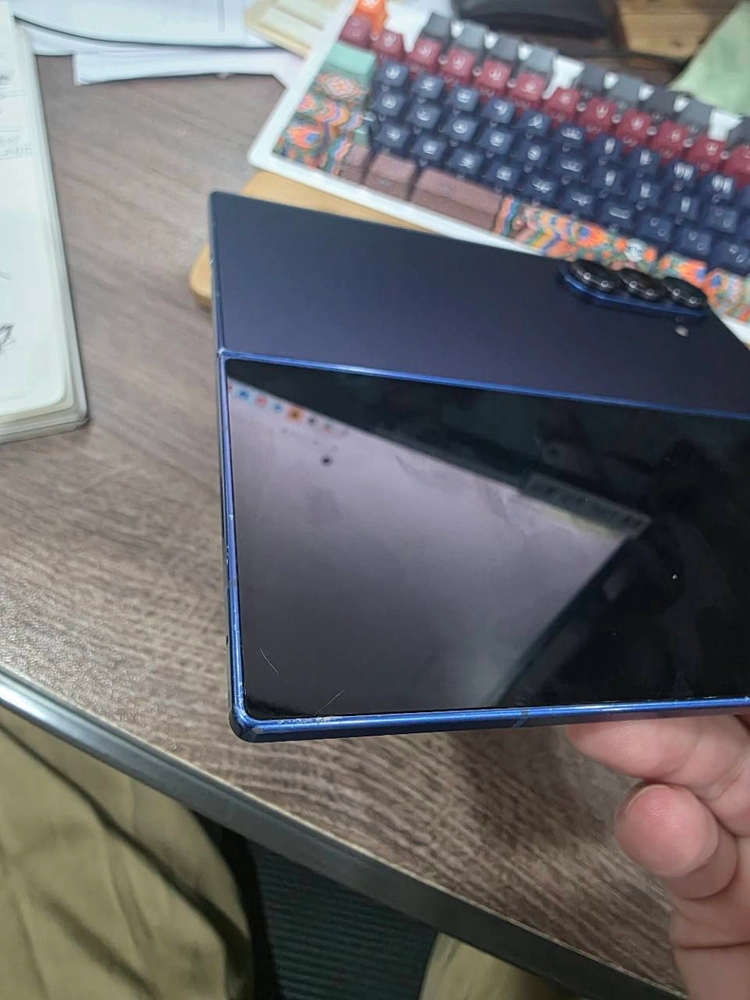 갤럭시 Z 폴드7 256GB 자급제 블루|화면·터치 정상 이미지