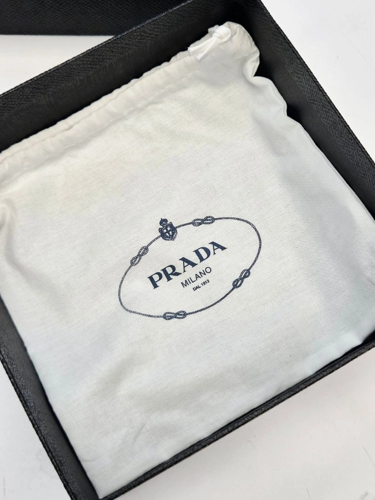 프라다 PRADA 정품 벨트박스 더스트백 세트 / 블랙 패키징 이미지