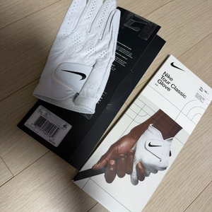 오른손 나이키 투어 클래식 골프 장갑 화이트 M 이미지