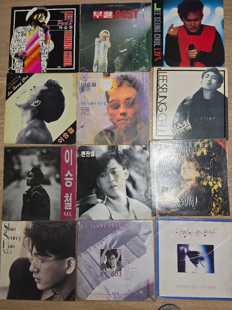 LP플레이어와 LP정리장 그리고 가요LP+팝송LP+피아노전집LP+오페라LP 팝니다 이미지