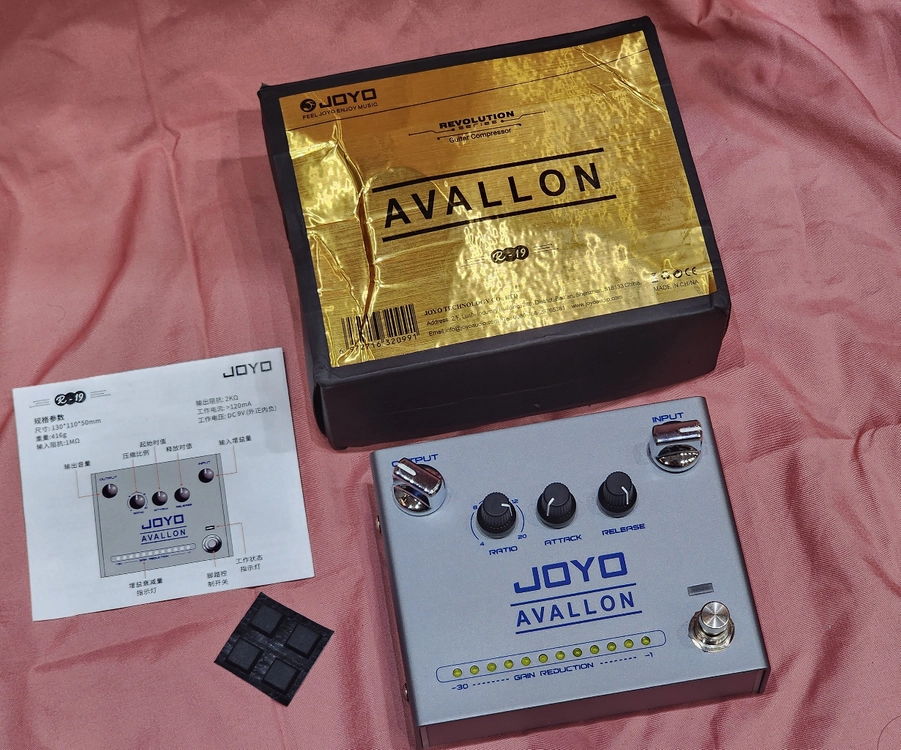 JOYO R-19 아발론 컴프레서 페달 (기타·베이스 이펙터) 이미지