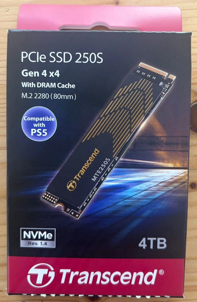 트랜센드 MTE250S NVMe 4TB SSD 이미지
