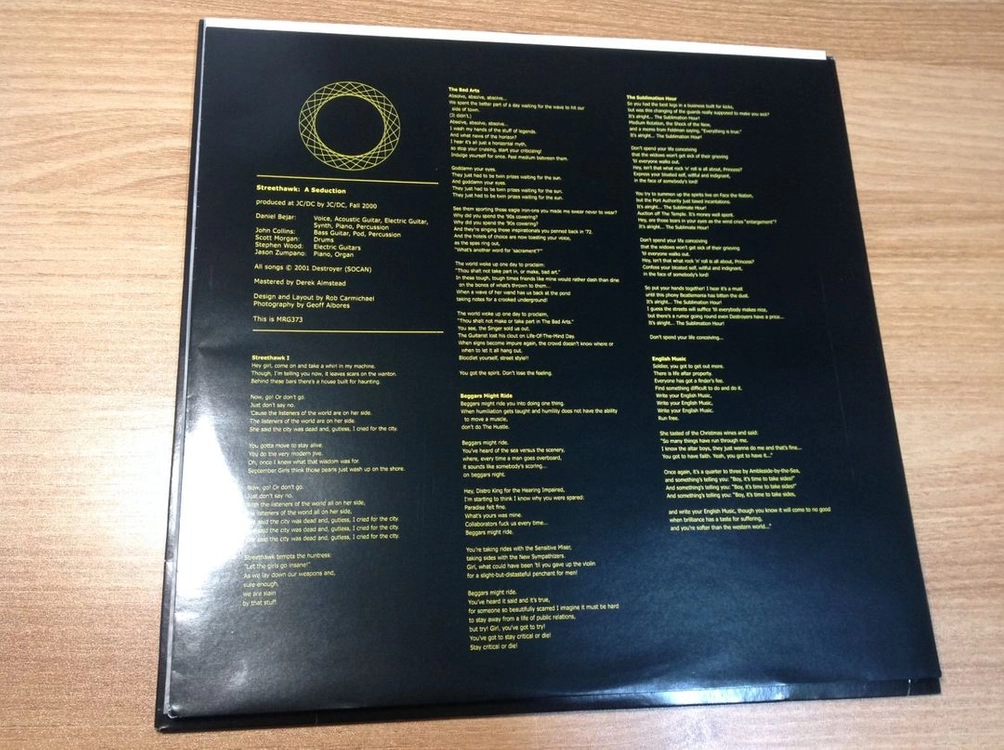디스트로이어 Destroyer Streethawk LP Vinyl 이미지