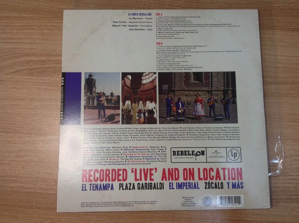 라 산타 세실리아 La Santa Cecilia Amar y Vivir LP Vinyl 이미지