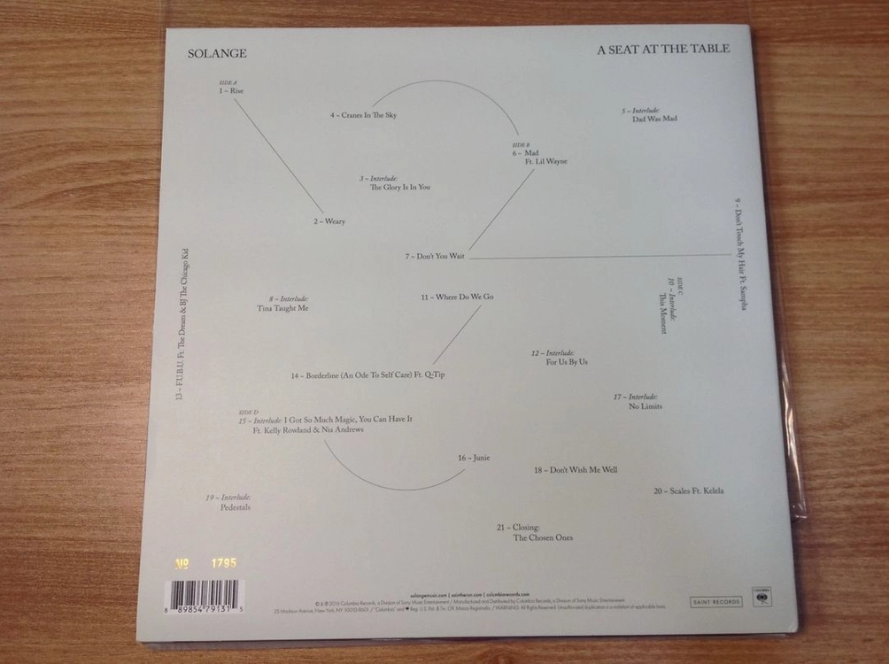 솔란지 Solange A Seat At The Table LP Vinyl 1주년 기념반 이미지