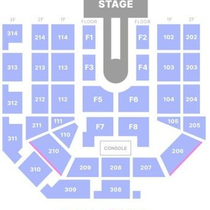 무대정면) 정한 조슈아 콘서트 양도 이미지