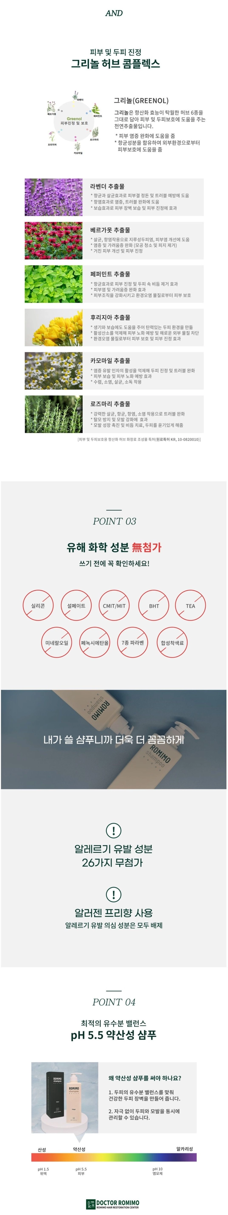 [새제품] 닥터 로미모 샴푸, 탈모증상완화 기능성 샴푸 500ml 이미지