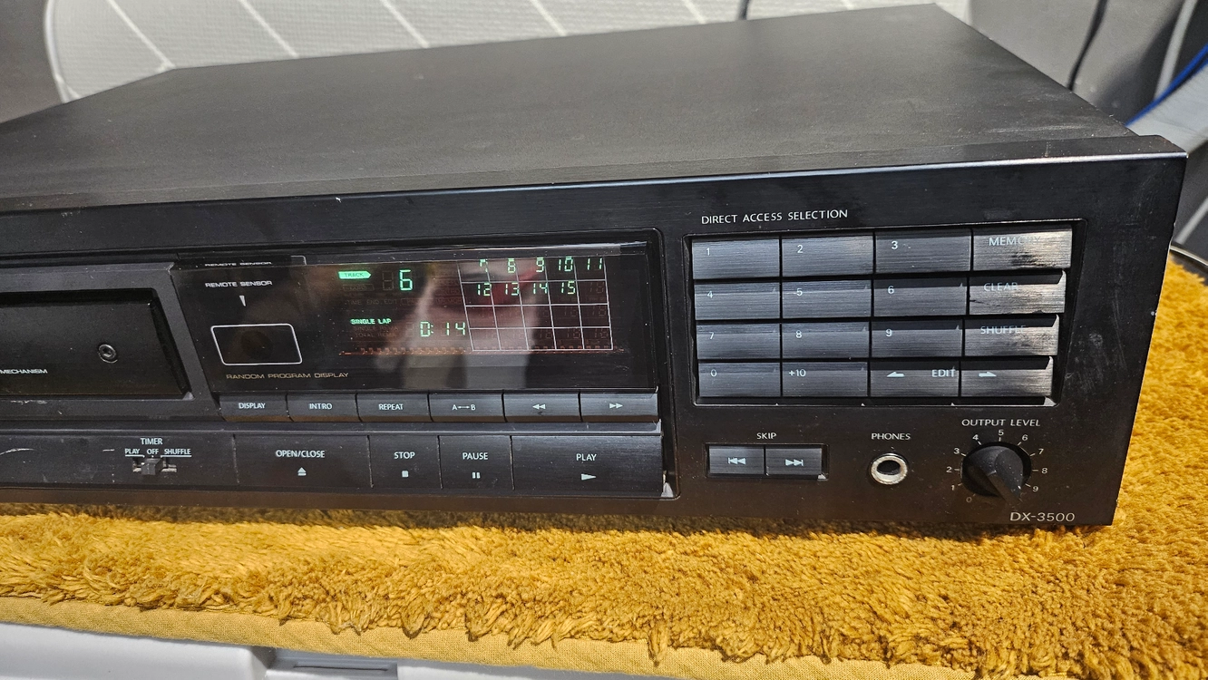 온쿄 CD플레이어 리모컨 포함 DX-3500 이미지