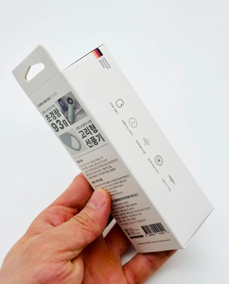 새상품 미개봉 슈틸루스터 (Stilluster) ST-SF100 터빈 미니 선풍기 올리브 BLDC 이미지