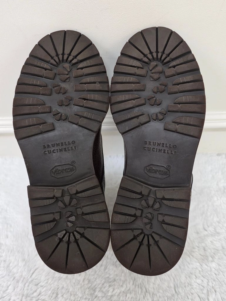 브루넬로 쿠치넬리 레더 앵클 부츠 [로로피아나 톰포드 에르메스 루이비통 벨루티 ] 이미지