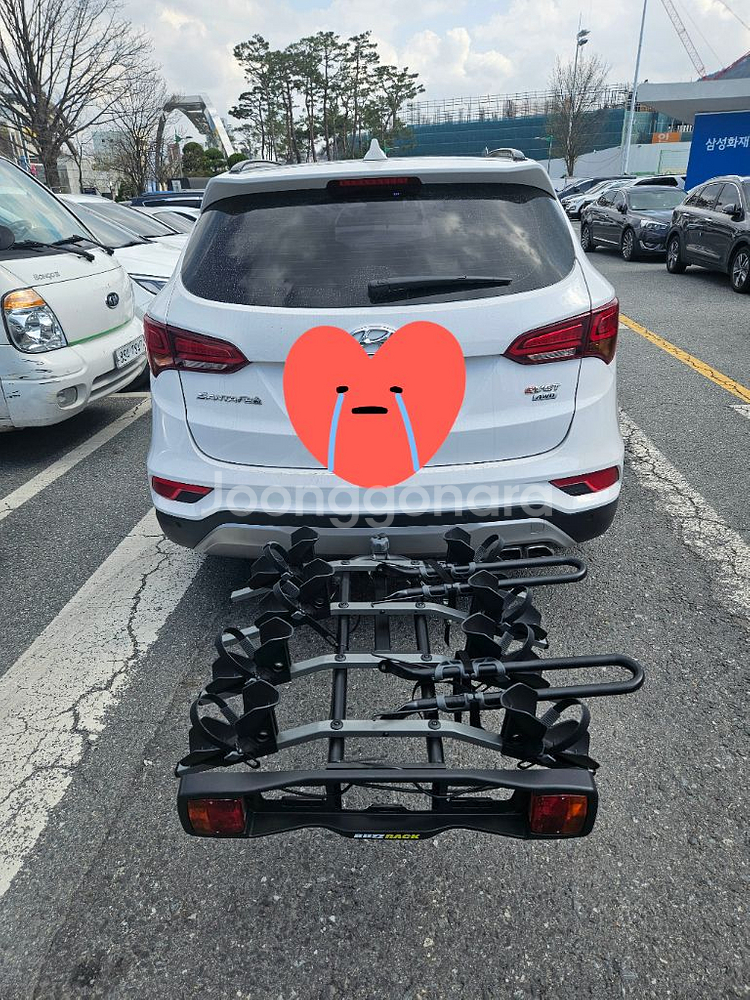 버즈랙 뉴버즈비4 견인볼 자전거 캐리어(4대 적재, 스완넥 유럽식 견인장치 전용)