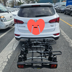 버즈랙 뉴버즈비4 견인볼 자전거 캐리어(4대 적재, 스완넥 유럽식 견인장치 전용) 이미지