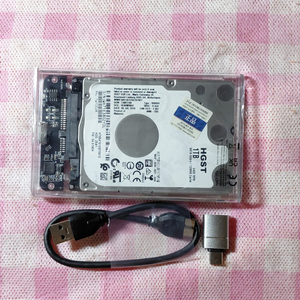 외장하드 1TB HGST 5400/128M 슬림 USB3.0 이미지
