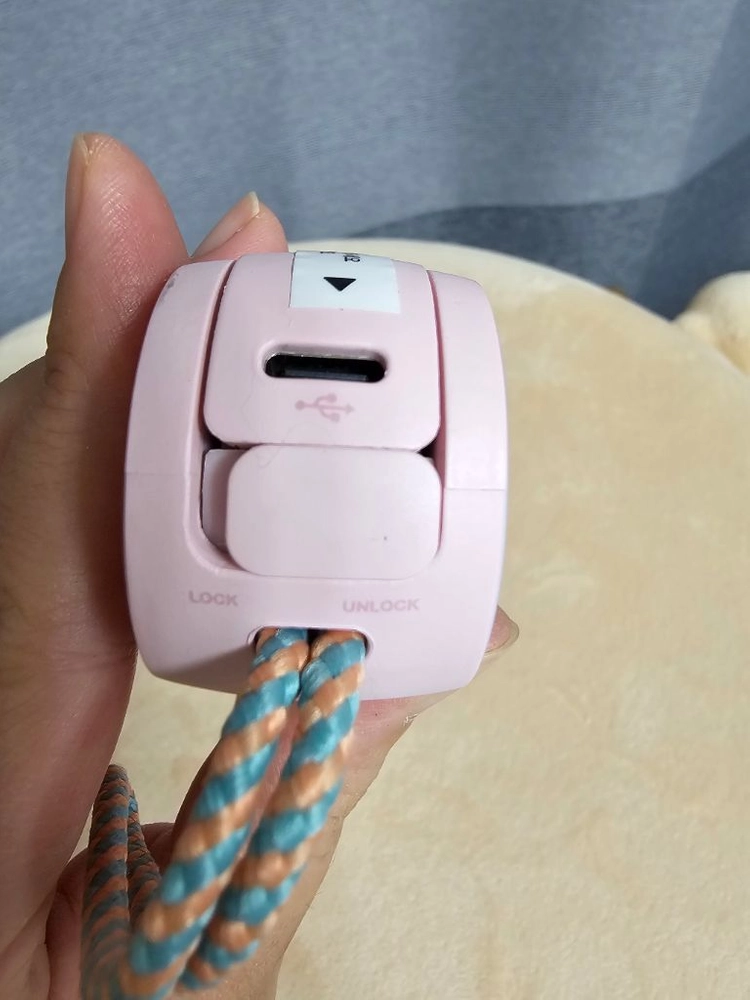 유닉스 무선 미니 고데기 핑크 이미지