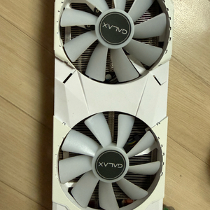 갤럭시 RTX2070super 화이트 이미지