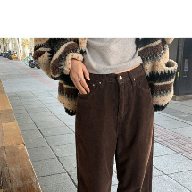필링스 올리버 코듀로이 팬츠 브라운 숏M 이미지