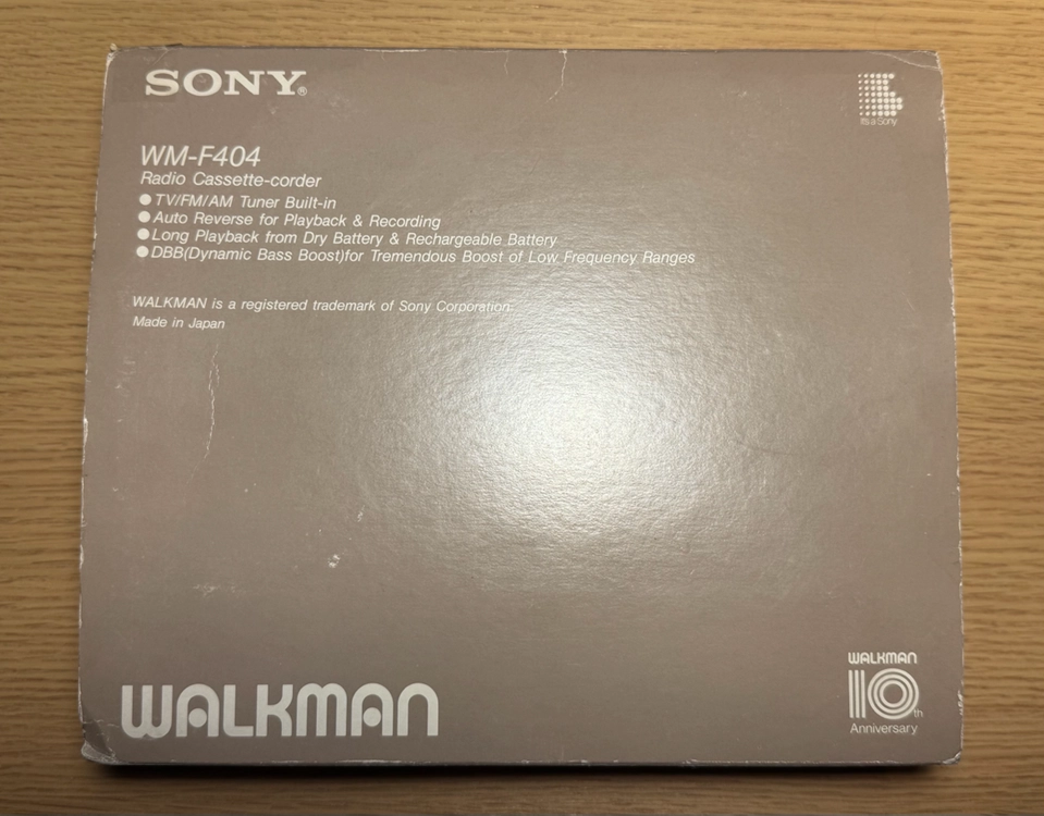 Sony 워크맨 WM-F404 정크 이미지