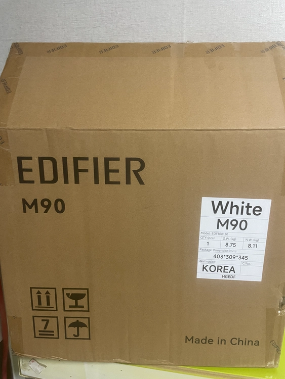 에디파이어 M90 EDIFIER 블루투스 멀티미디어 스피커 화이트 국내정발 10월21일구입(이틀사용) 이미지