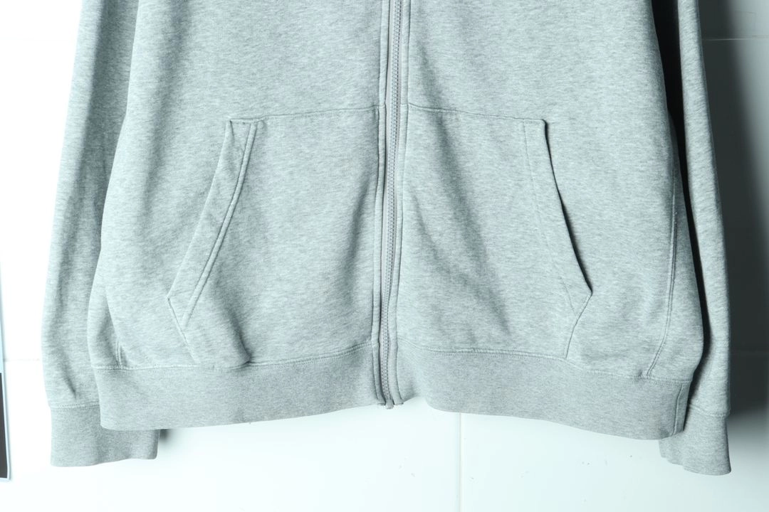 (XL-2XL) 나이키 후드집업 빅사이즈 기모 그레이 이미지