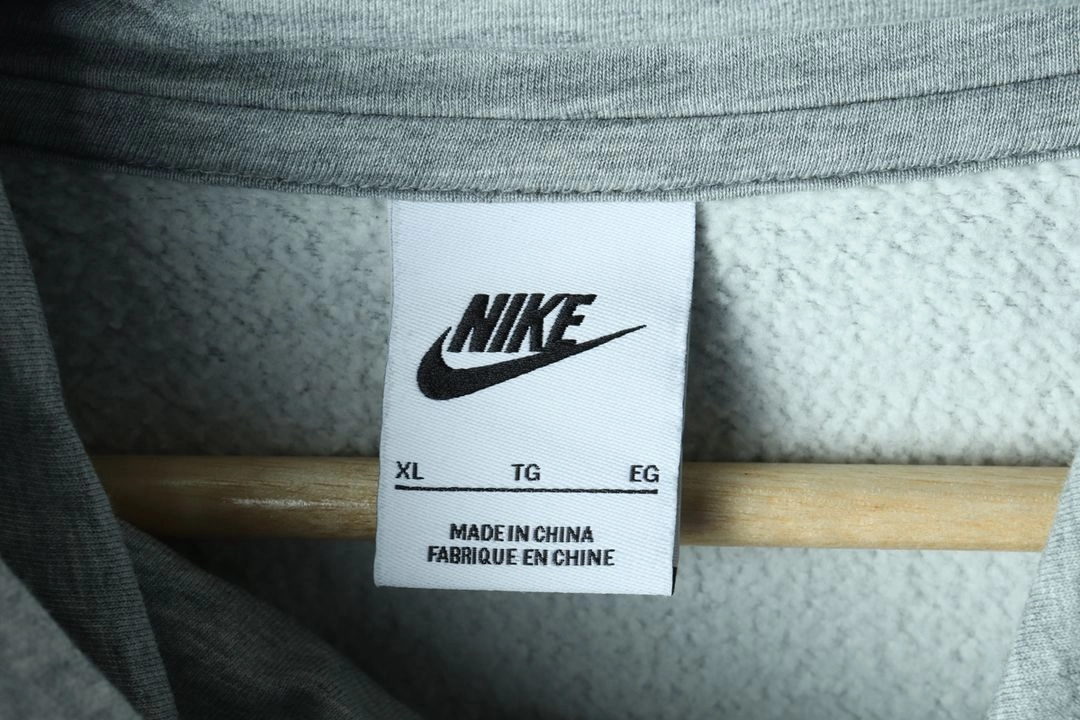 (XL-2XL) 나이키 후드집업 빅사이즈 기모 그레이 이미지