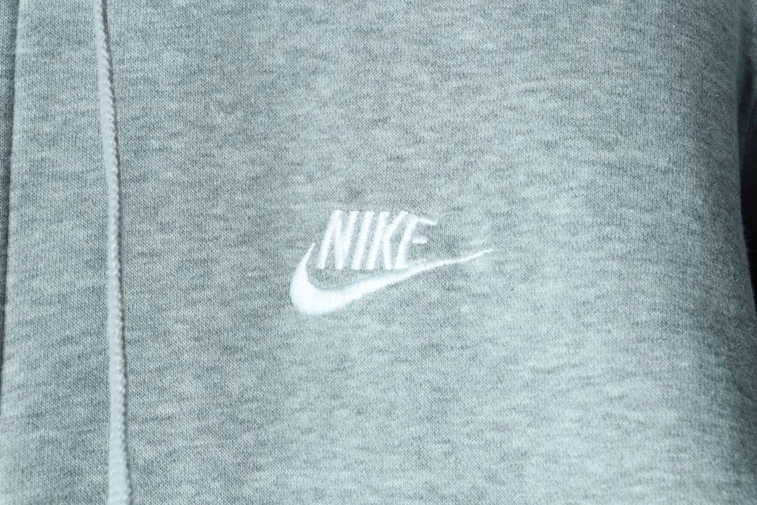 (2XL) 나이키 후드집업 빅사이즈 그레이 기모 이미지
